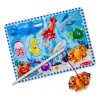 Melissa & Doug Magnetic Wooden Puzzle with Fishing Rod, 10 Pieces