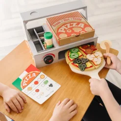 Melissa & Doug Play Food, Build-Your-Own Pizza Set - 41 Pieces