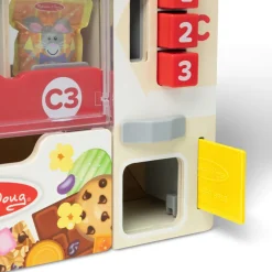 Melissa & Doug Play Food, Snack Vending Machine – 16-Piece Set
