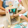 Melissa & Doug Wooden Play Food Set, Barista Coffee Bar – 35 Pieces