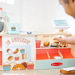 Melissa & Doug Wooden Play Food, Bakery Shop, La Patisserie - 39 Pieces