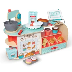 Melissa & Doug Wooden Play Food, Bakery Shop, La Patisserie - 39 Pieces