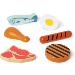 Melissa & Doug Wooden Play Food, Protein Foods