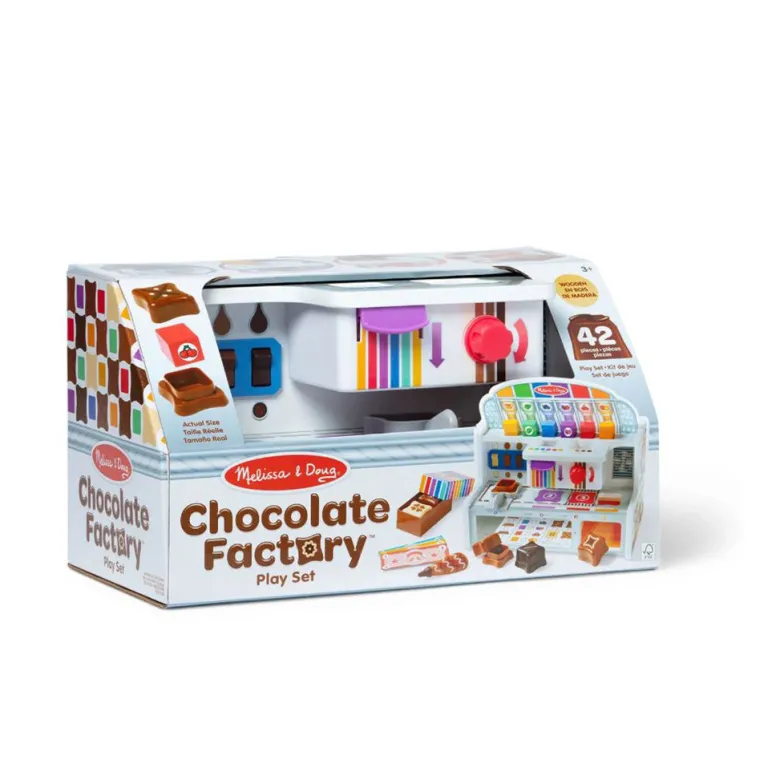 Melissa & Doug Wooden Play Food, Chocolate Factory