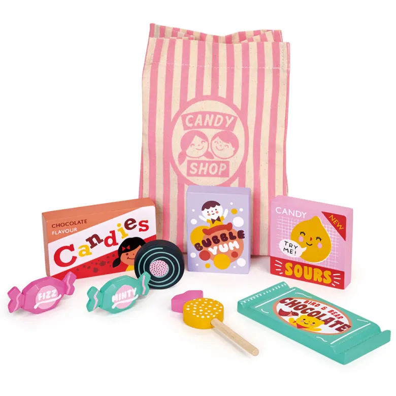 Mentari Wooden Play Food - Candy Bag