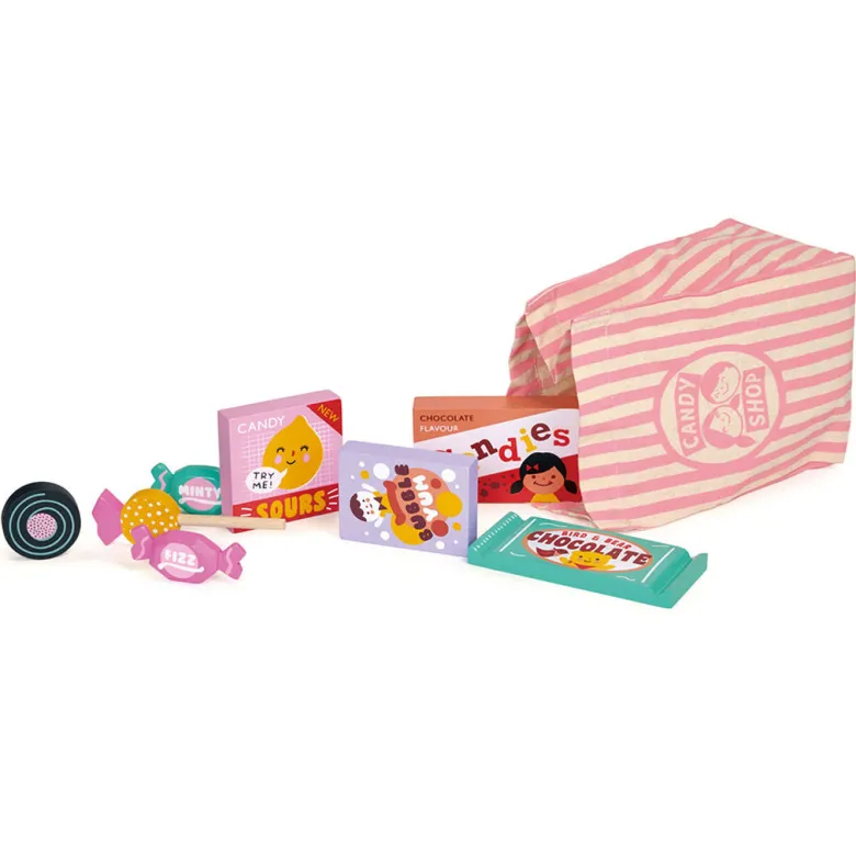 Mentari Wooden Play Food - Candy Bag