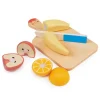 Mentari, Wooden Play Food - Cutting Board with Fruit