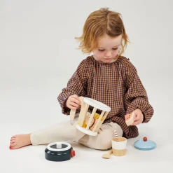 Mentari Wooden Play Food, Blender for Smoothies