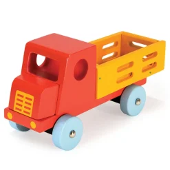 Mentari Wooden Toy Truck, Red Truck