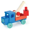 Mentari Wooden Toy Vehicle, Blue Crane Truck