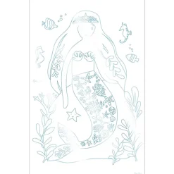 Meri Meri Coloring Posters, Mermaid
