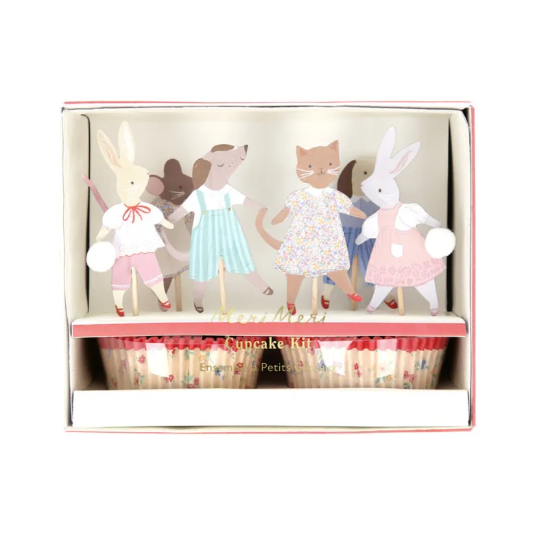 Meri Meri Cupcake Set, Animal Friends
