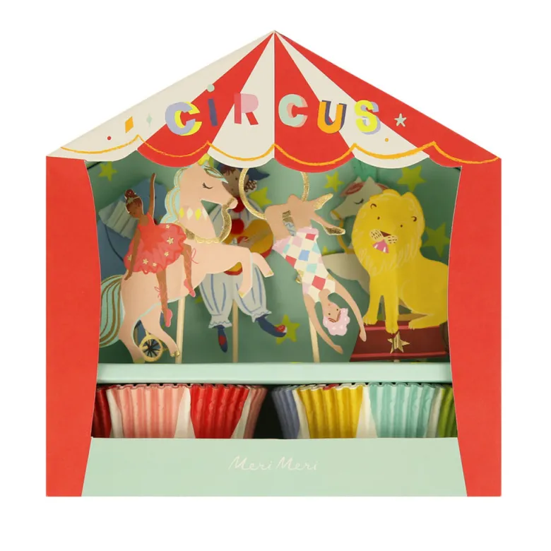 Meri Meri Cupcake Set, Circus