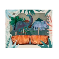 Meri Meri Cupcake Set, Dinosaur Kingdom