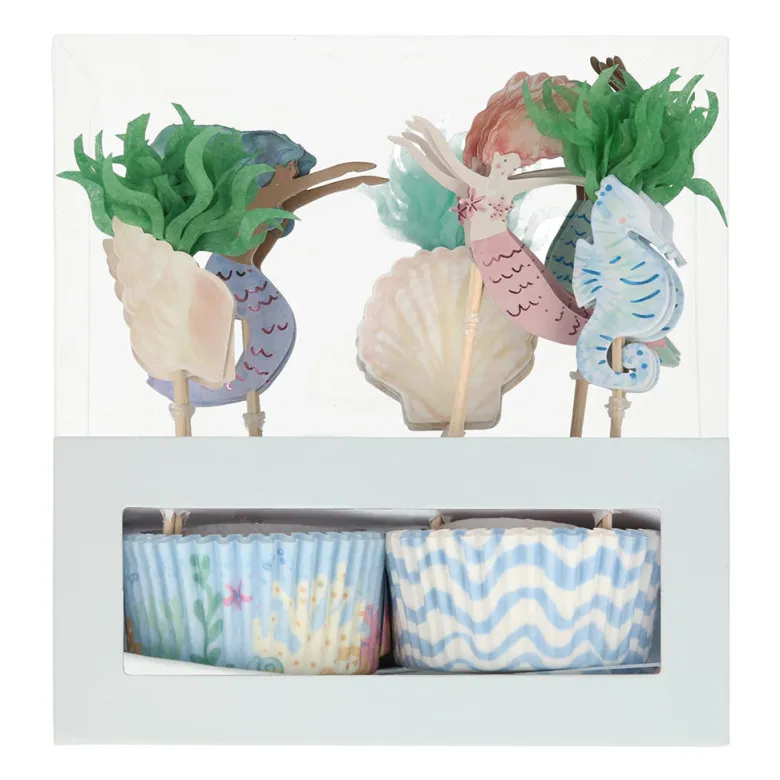 Meri Meri Cupcake Set, Mermaid