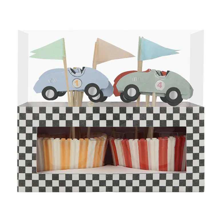 Meri Meri Cupcake Set, Race Car