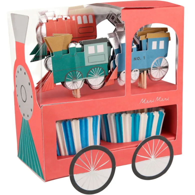 Meri Meri Cupcake Set, Train
