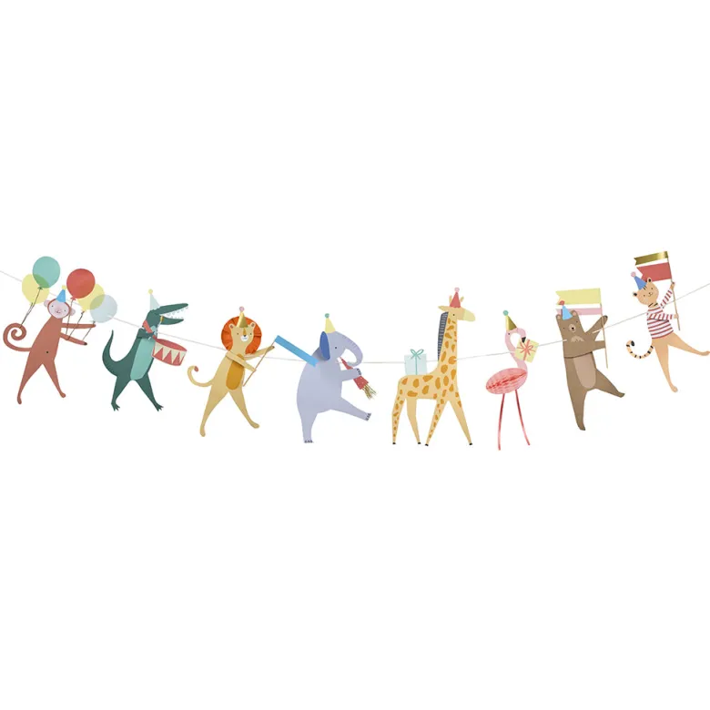 Meri Meri Garland, Animal Parade - 3 Meters