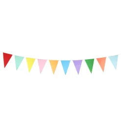 Meri Meri Garland, Brightly Colored Flag Garland - 2.3 m
