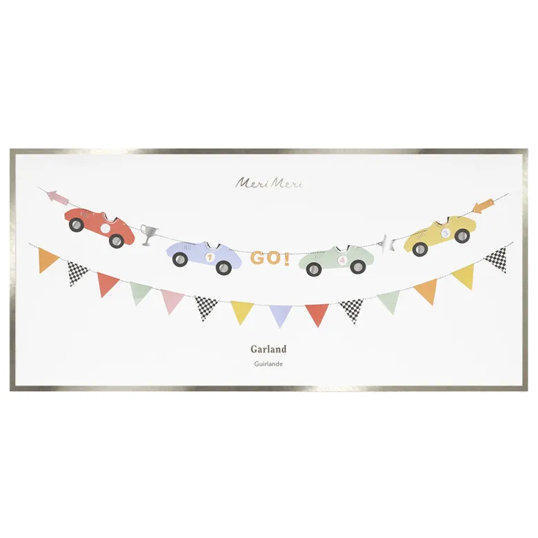 Meri Meri Garland, Race Car - 1.8 Meters