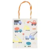 Meri Meri Gift Bags, Construction Vehicles – Pack of 8