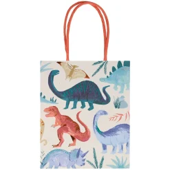 Meri Meri Gift Bags, Dinosaur Kingdom – Pack of 8