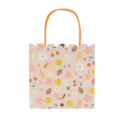 Meri Meri Gift Bags, Happy Face Icons – Set of 8
