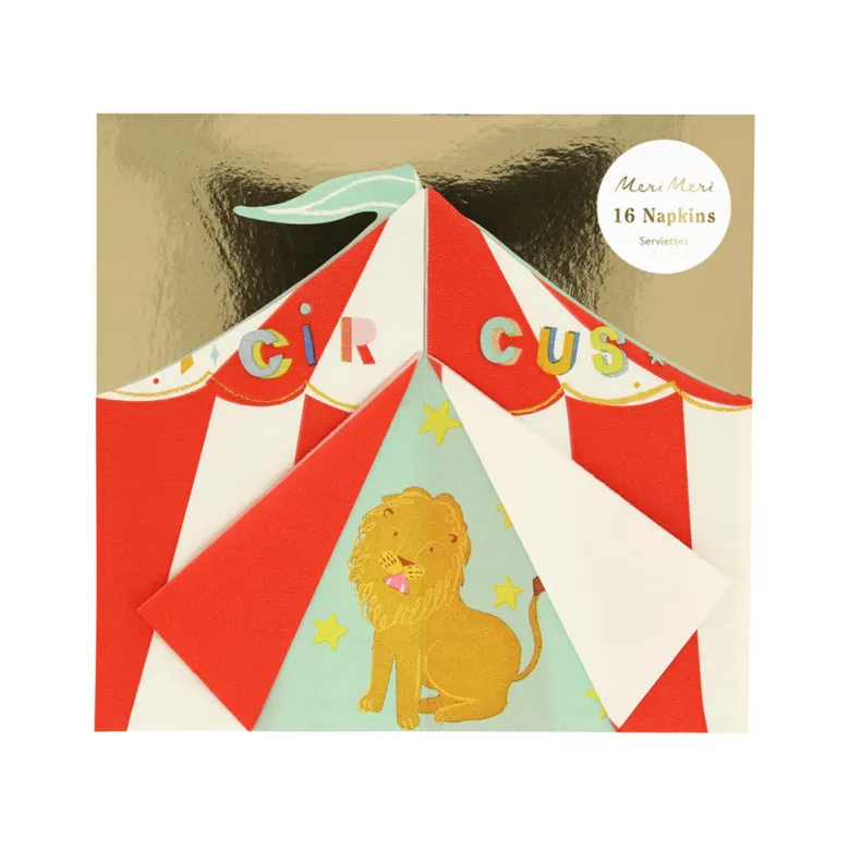 Meri Meri Napkins, Circus – Set of 16