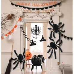 Meri Meri Napkins, Halloween, Striped Pumpkin - Set of 16