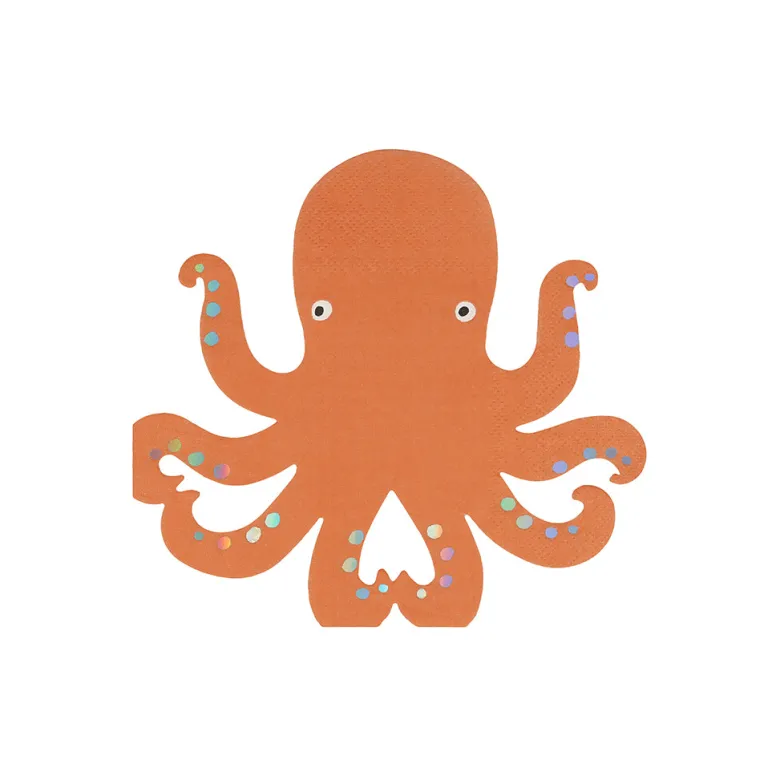 Meri Meri Napkins, Octopus - Pack of 16