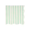 Meri Meri Napkins Size L, Mint Stripe - 16 pcs.