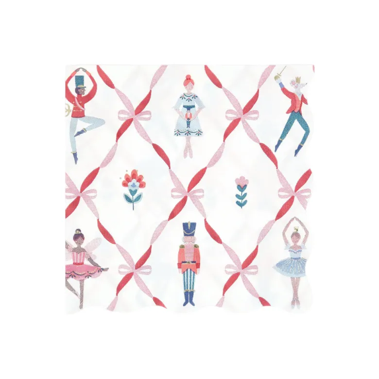 Meri Meri Napkins Size L, The Nutcracker Ballet - Pack of 16