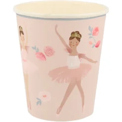 Meri Meri Paper Cups, Ballerina - Set of 8