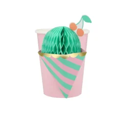 Meri Meri Paper Cups, Ice Cream - Set of 8.