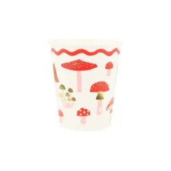 Meri Meri Paper Cups, Merry Mushroom - Set of 8.