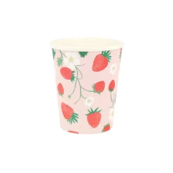 Meri Meri Paper Cups, Strawberry - Pack of 8