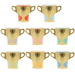 Meri Meri Paper Cups, Trophies, Champion - Set of 8