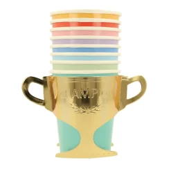 Meri Meri Paper Cups, Trophies, Champion - Set of 8