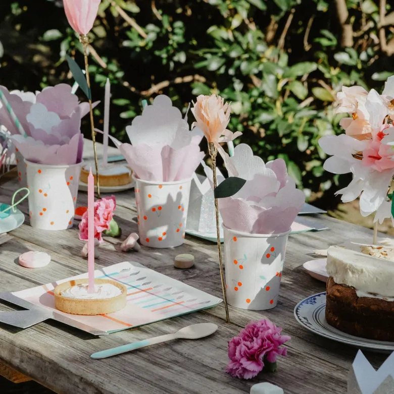 Meri Meri Paper Plates, Birthday Cake - Set of 8