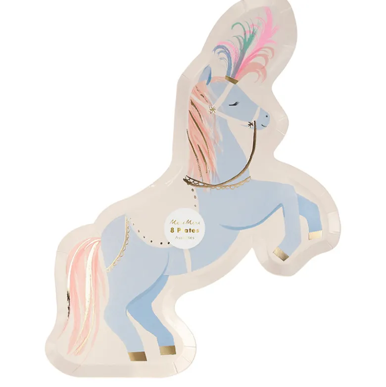 Meri Meri Paper Plates, Circus Stallion - Set of 8