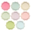 Meri Meri Paper Plates, Ladurée Paris, Pack of 8, Size S - Assorted Colors with Gold Pattern
