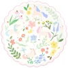 Meri Meri Paper Plates, Large, Meadow unicorns – Pack of 8