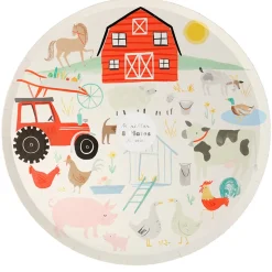 Meri Meri Paper Plates, On the Farm - Set of 8