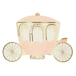 Meri Meri Paper Plates, Princess Carriage - Set of 8