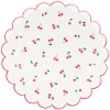 Meri Meri Paper Plates, Size L, Cherry - Pack of 8