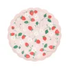 Meri Meri Paper Plates, Size S, Strawberry - Set of 8