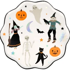 Meri Meri Paper Plates, Size L, Halloween - 8 Pack