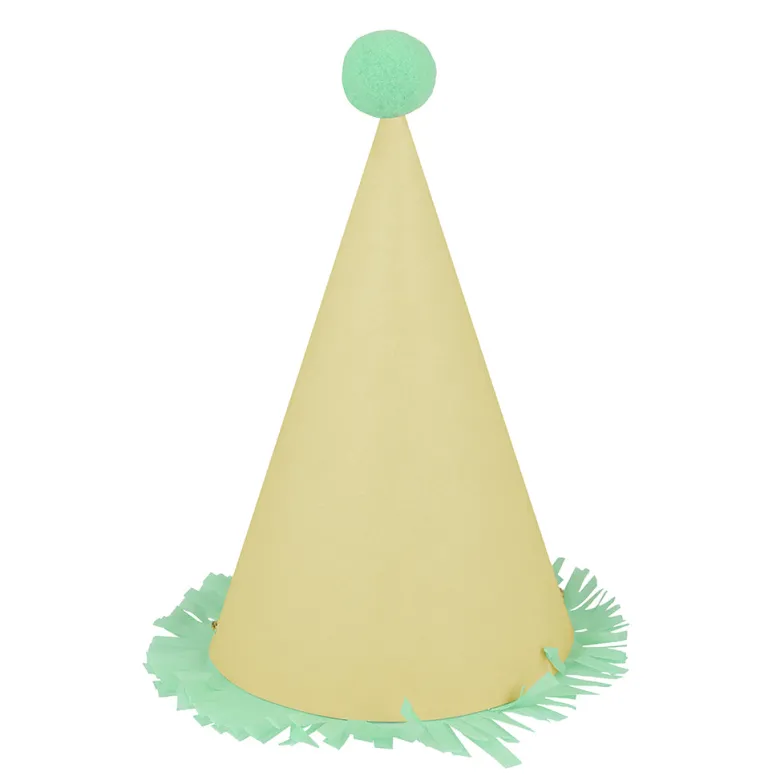 Meri Meri Party Hats, Large Party Hats - Set of 8