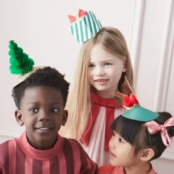 Meri Meri Party Hats, Mixed Christmas Hats - Set of 6