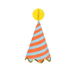 Meri Meri Party Hats, Stripe Design - Set of 8